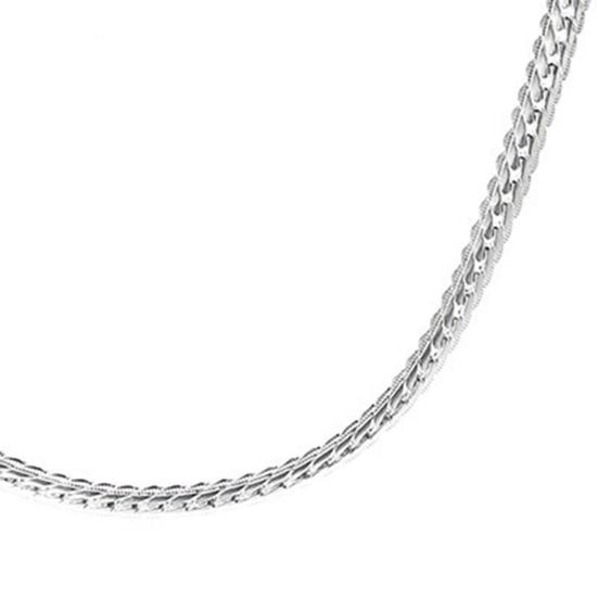 5mm 20Inches Men Necklace Twisted Chain Decoration Jewelry Long Lasting All Match Chain Necklace for Party