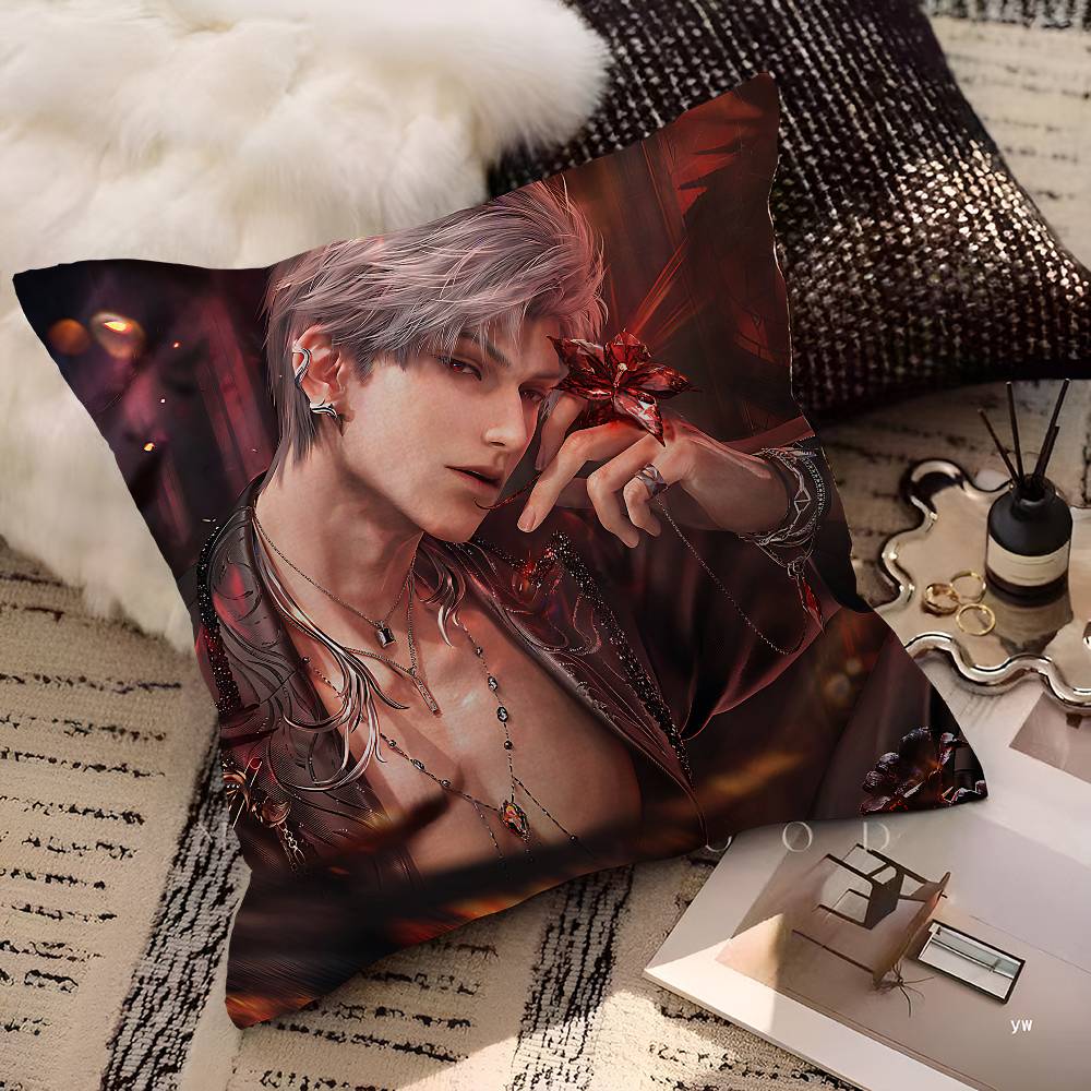 

Love And Deep Space Game Pillowcases Home Bedding Decorative Pillow Cover Wedding Super Soft Pillow Case 30x30 cm