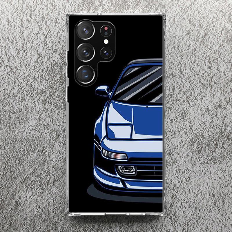 JDM Tokyo Drift Sports Car Male Men Phone Case For Samsung Galaxy S25 S24 S23 Ultra S22 Plus S21 S20 FE S10 + S25Ultra S24U Soft