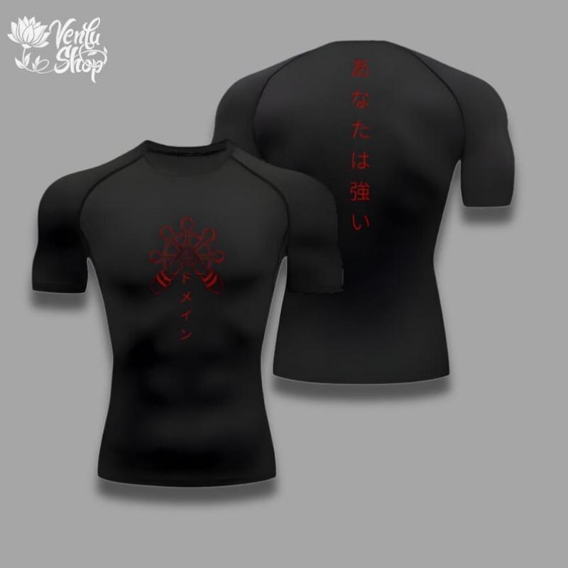 Maglia a Compressione Anime Jujutsu Kaisen Abbigliamento da Palestra Maglia a Compressione per Palestra Abbigliamento da Palestra Maglietta per Muscoli