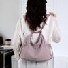 Women's Large Capacity Shoulder Bag Lightweight Crossbody Bag Multi-Back Backpack
