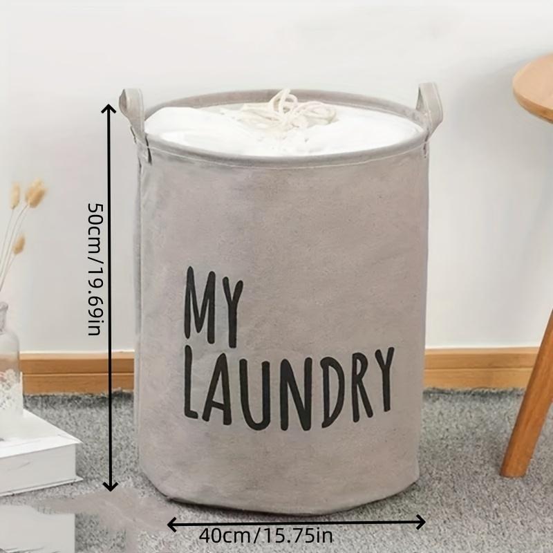 1pc/Household Laundry Basket, Large Capacity, Foldable Dirty Clothes Storage Basket, Dormitory Clothing Storage Basket