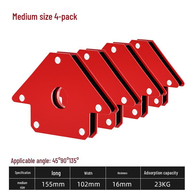 90° Electric Welding Magnet Fixture - Strong Magnetic Angle Locator