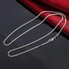 Copper 40-75CM LONG 2mm Width Side Chain Necklace For Women Man Fashion Wedding Charm Jewelry