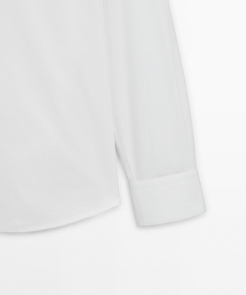 Masimodutti Slim Fit 100% Cotton Poplin Shirt