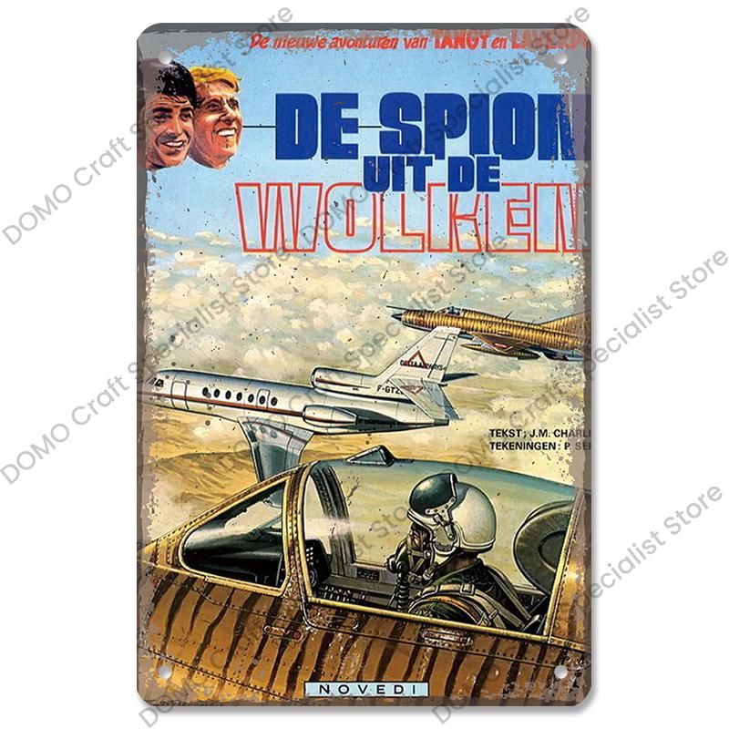 Vintage Airplane Plaques Metal Plate Top Gun Air Force Jet Aces Fighter Retro Metal Tin Signs Club Man Cave Home Wall Decor