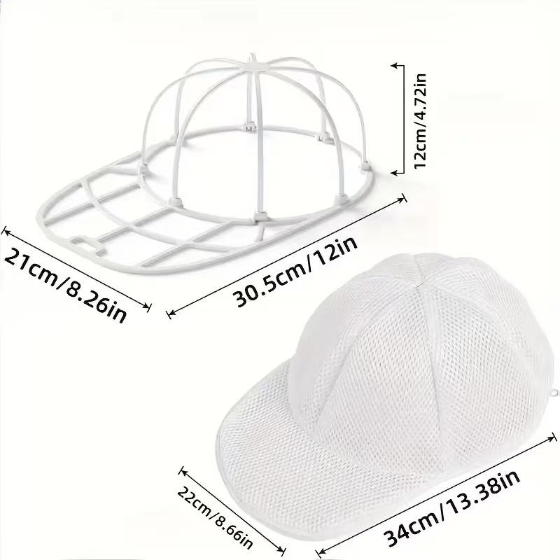 Borsa Portatile per Lavaggio Cappelli Protezione Anti-Deformazione Rete Pulitore Per Cappelli da Baseball