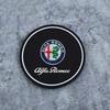 Car Stickers For Alfa Romeo For Alfa Romeo Giulia Stelvio Giulietta Mito Tonale Disco 2Pcs Car Coasters Water Cup Slots Non-Slip QI7