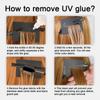 UV Glue Hair Extensions Big Power 20W UV LED Lamp Hair Extension System ToolKit Stronger UV LED 30g UV Glue with Hair Bonding Glue Remover
