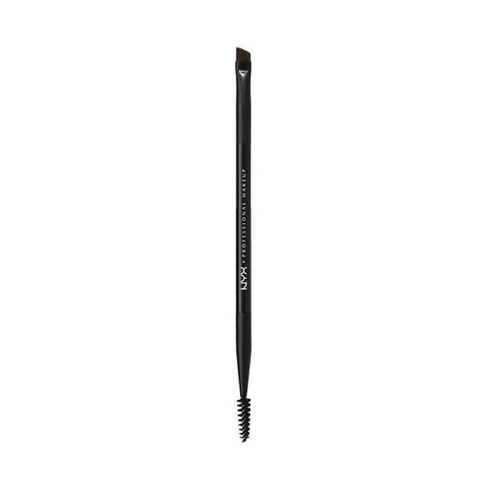 Pinceau à sourcils - nyx - nyx pro brush dual brow - double embout - précision - fibres synthétiques