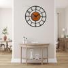 Metal Wall Clock for Living Room, , Hall, Kitchen, Office | Modern Wall Watch for Home Decor | Big Size Hanging Wall Clock | Battery Operated Clock
