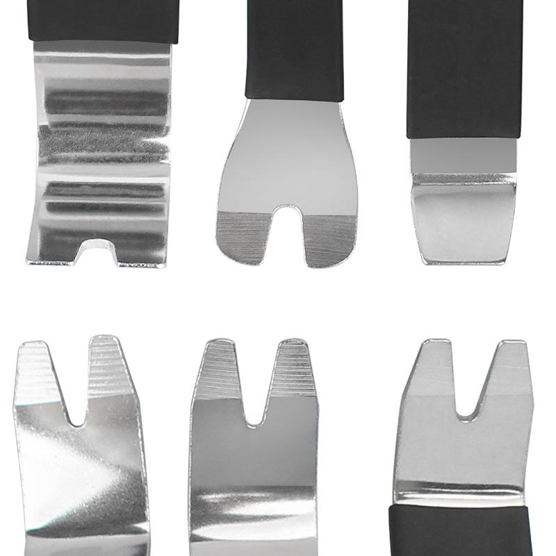 Portable Auto Door Clip Trim Removal Tools Kits Car Dashboard Audio Radio Panel Repair Metal Removal Pry Disassembly Tool