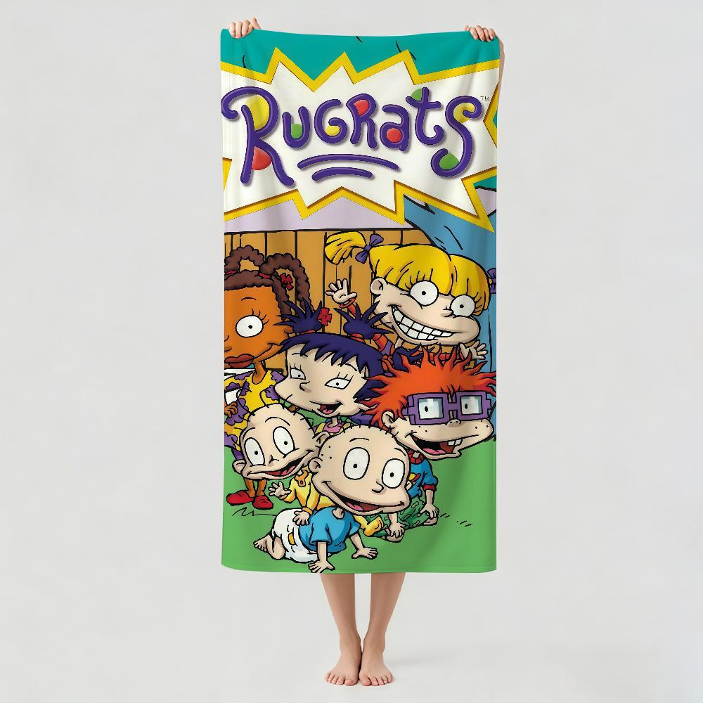 Funny cartoon R-rugrat Towel Drying Bath Towel Applicable To Light Swimming Camping Yoga Beach Out