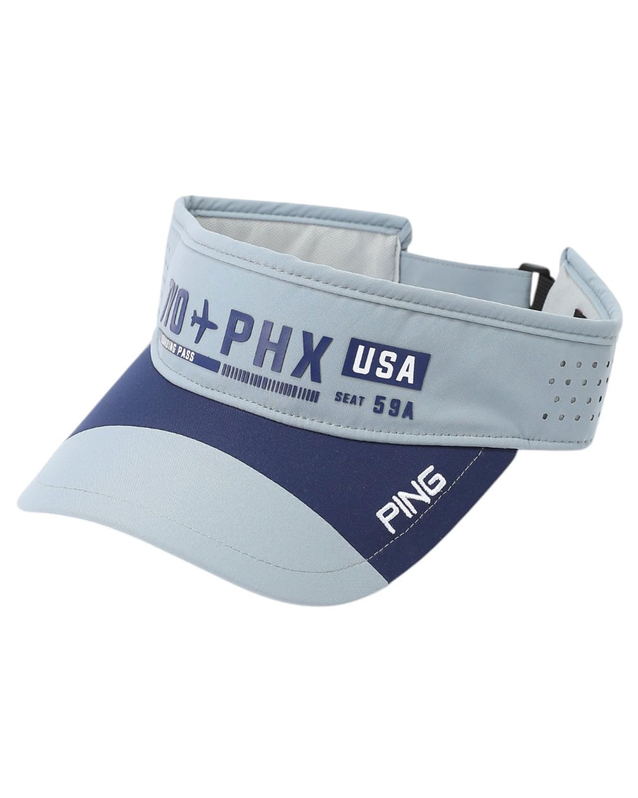 

[Pin Apparel] Men s Sun Visor (Adjustable Size) Golf Hat 621-5187105 020Gray FR