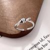 Thai Silver Retro Knotted Adjustable Ring for Women - Elegant, Versatile, and Trendy Design