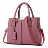 Women's Large Capacity Solid Color Tote: Cross-border Style, Splice Design, Shoulder or Handbag for Moms