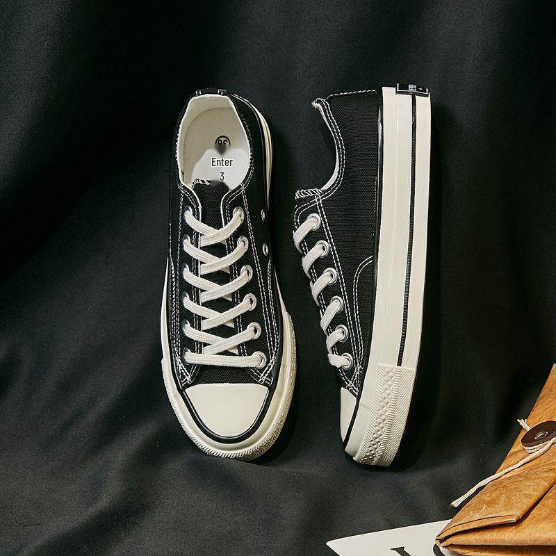 2024 Męskie Klasyczne Płócienne Trampki Niskie Casualowe Wulkanizowane Buty