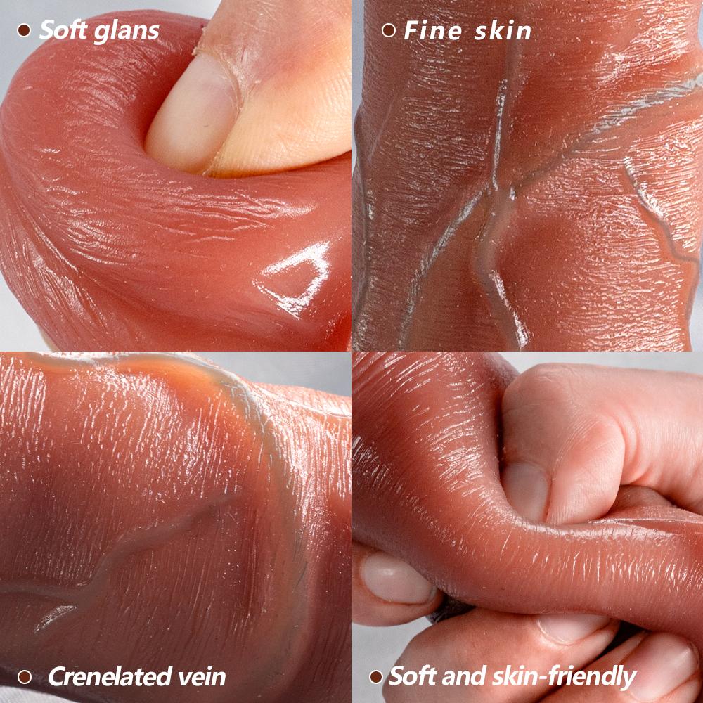 Realistic Big Vibrator Dildo for Women Heating Thrusting Realistic Penis Vibrators Anal Plug Penetration Anal Thrusting Penis 18