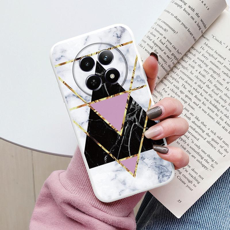Luxury Case For Redmi 14C 4G 14R 5G A4 Note 14 Pro 5G Poco C75 Fundas Marble Art Pattern Soft TPU Protection Cover Shockproof