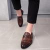 Mens Shoes Leather Classic Men Casual Shoes Luxury Brand 2024 Mens All-match Loafers Moccasins Breathable Slip On Driving Shoes