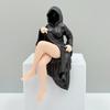 Anime Girl Mysterious Black Robed Queen Phantom Mother Dark Style Chassis Desktop Ornaments Bagged Handmade