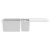 Granite Double Basin Sink White