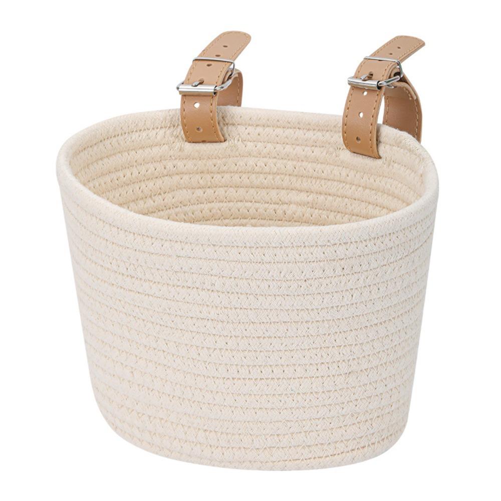 Adjustable Handlebar Front Basket Removable Design Bike Carrier Bag Bicycle Basket  Shopping Trips