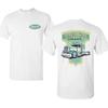 Peterbilt American Classic T-shirt With Vintage Semi Truck Graphic and Shield Fr