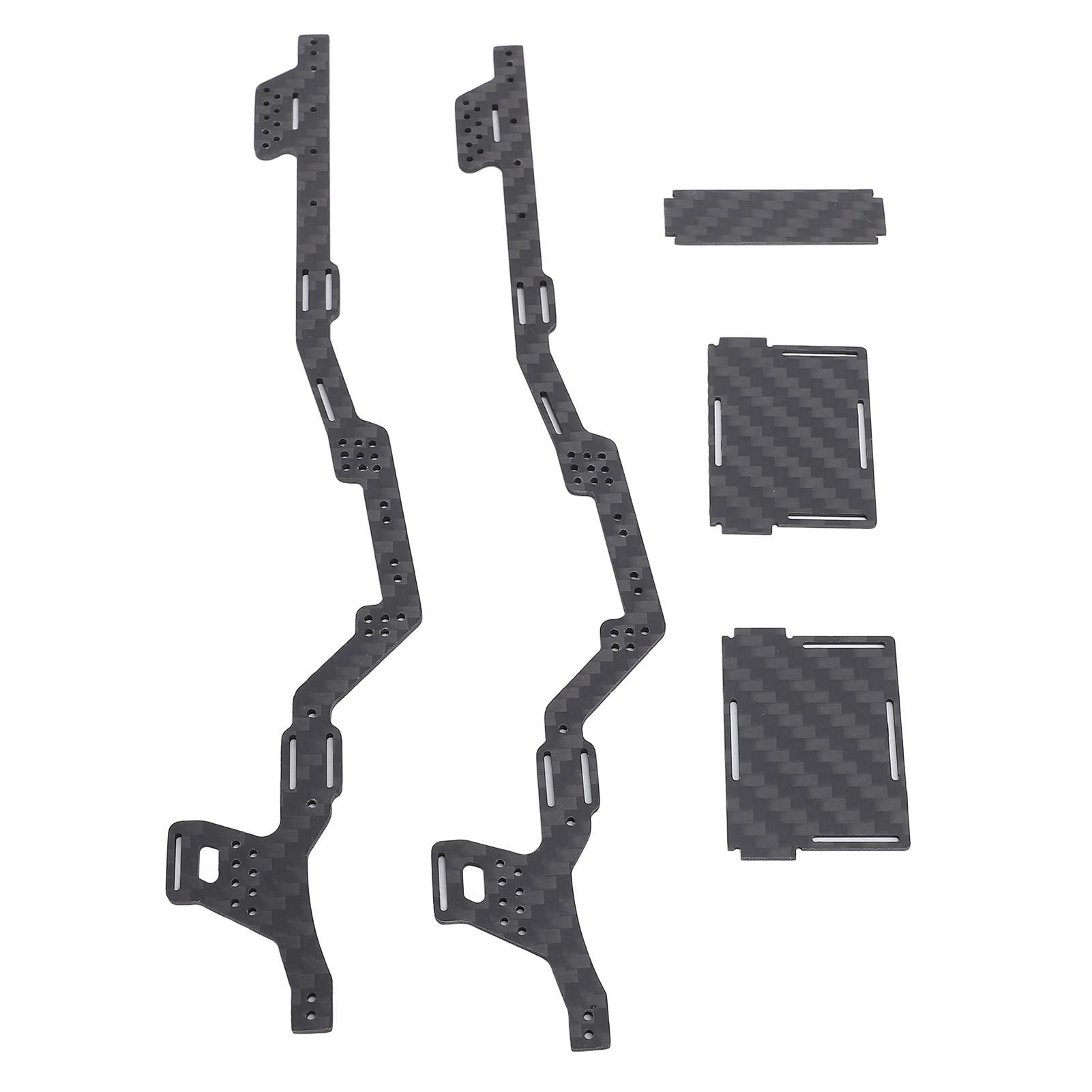 

Комплект шасі з вуглецевого волокна RC рамні рейки для Axial SCX24 Gladiator Power Wagon Деталі оновлення