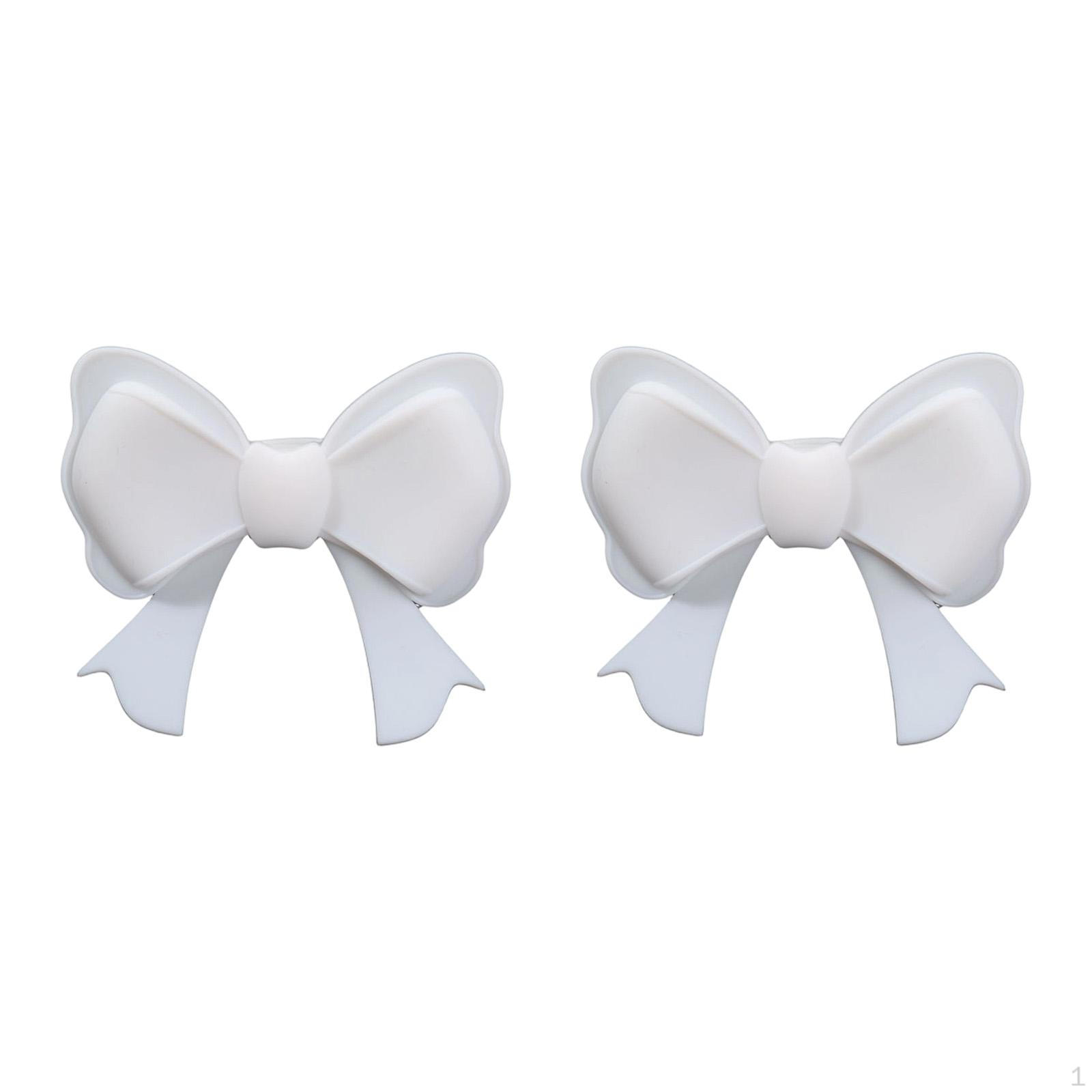 

2 Decorative Headphone Accessories for Women, A Flirty Touch Or Birthday, Made of Silicone, білий