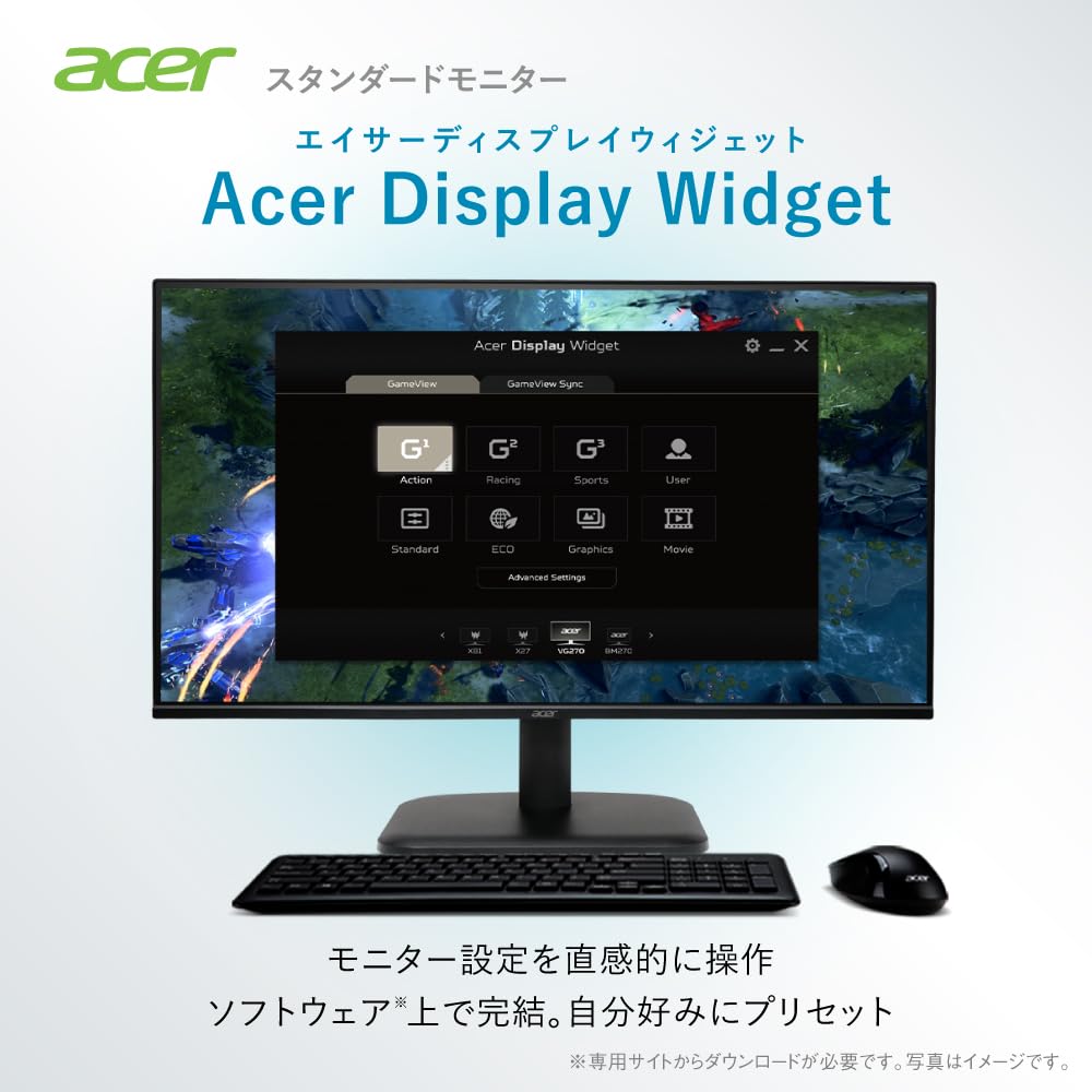 Acer EK271P6bi IPS Full HD 144Hz 1ms sRGB AMD Blue Light Zero Frame HDMI Mini Color Warranty Panel 27-inch Monitor, (VRB), Anti-Glare, 99% Resolution,