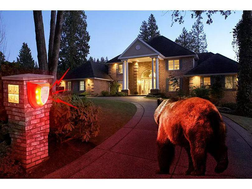 Solar Animal Repeller: Outdoor Motion-Activated Sound & Light Alarm for Wild Boars & Anti-Theft