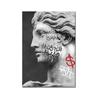 Plaster Sculpture Artwork David Art Statue Graffiti Canvas Painting Wall Art Painting Posters and Prints Living Room Home Decor
