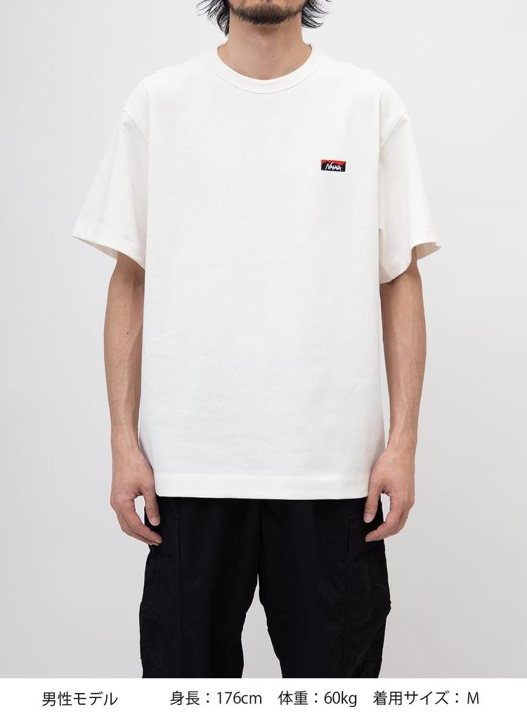 Eco Hybrid Box Logo Embroidery NW24111G804 WHT M [NANGA] T-Shirt