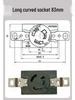 Anti-Loosening Flame Retardant Copper Plug for Generator/Diesel Engine Accessories, 1-15KW, 30A, 250V, Three-Hole