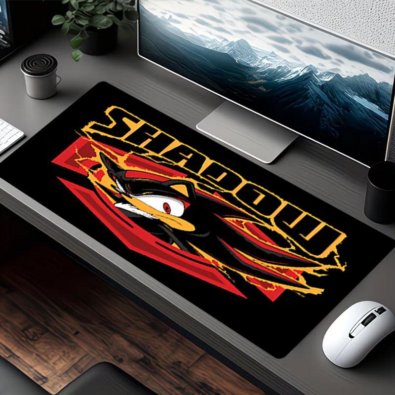 Sonic Print Mouse Pad, for Keyboard Pad Laptop PC Mat for Office Home Use, Desk Decor, Perfect Birthday Gift for Gamers
