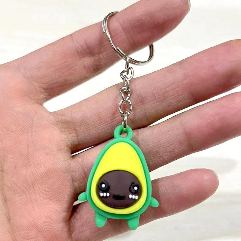 Novelty Keychain Key Charm, 12 Pack with 3 per Color for Keys and Bags