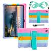 Kids Silicone Case For Lenovo Tab 10.1 2025 TB311XU K10C TB311FU 10.1" Anti-drop Stand Case With Shoulder Strap Tablet Cover