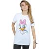 Disney Womens/Ladies Daisy Duck Big Portrait Cotton Boyfriend T-Shirt