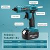 Pistolet à colle sans fil - Ecarke - Ma Kita - 18 V - Compatible avec batteries Li-Ion - Inclus 20 bâtons