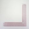L Shape Sewing Ruler Plastic L-Square Curve Ruler Metric Inch Right Angle for Tailor Craft Tool Drawing Measuring Supplies