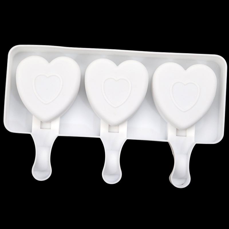 Love Claw Ice Cream Mould Food Grade Silicone Heart-Shaped DIY Chocolate Baking Pudding Mold Kitchen Accessories Ice Cream Mold