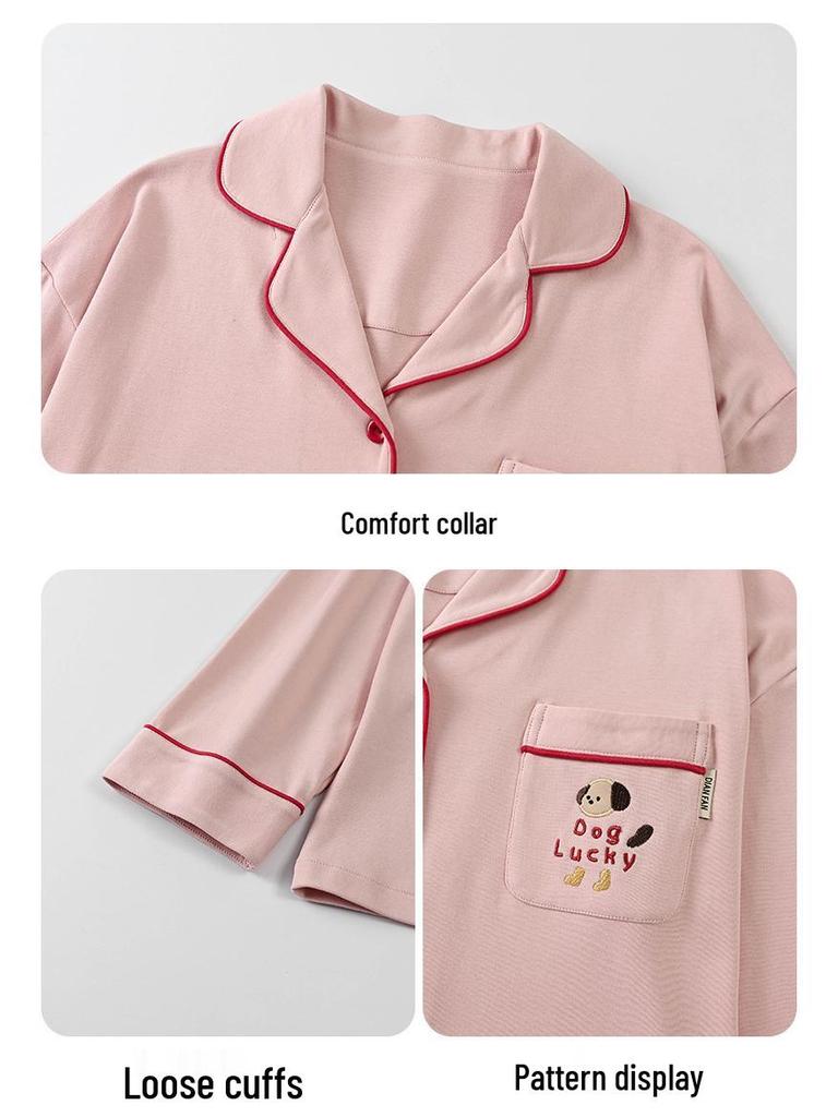 Tencel Cotton Couple Pajamas: Long Sleeve Lyocell Set for Men & Women - Spring/Autumn Casual Home Wear