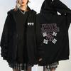 Sweat à capuche cardigan imprimé Arirang World Tour transfrontalier, pull à fermeture éclair ample pour fans du groupe coréen hommes et femmes soutien