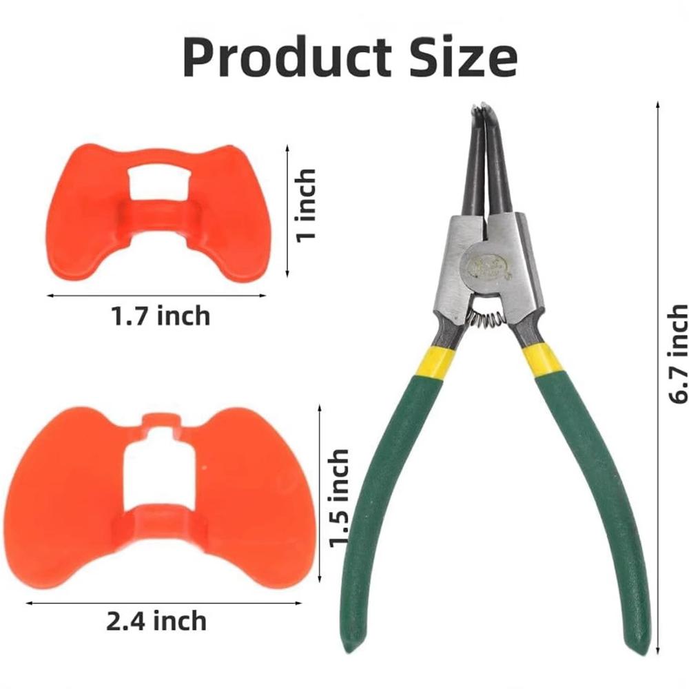 

New 61pcs Pinless Peepers for Chickens with a Plier Tool (Large and Middle)
