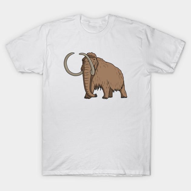 

Men Black Print T-shirt Mammoth No-Cut Transfer Paper Print Cotton Tshirt 4XL білий