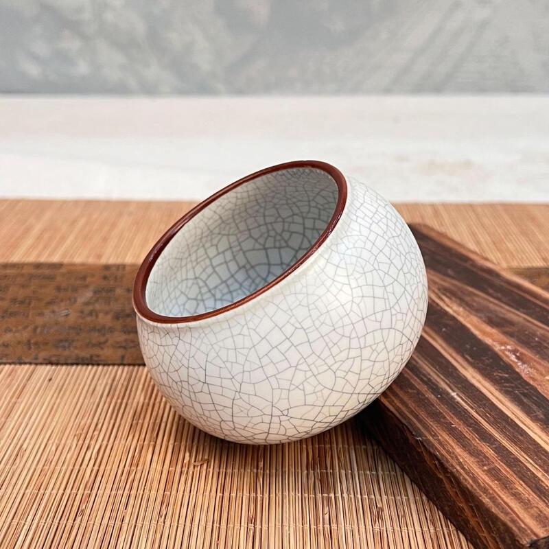 Lilang Ceramic Crackle Glaze Flower Pot