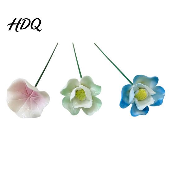 Bee Waterer Watering Station Ceramic Flower Shaped Waterer Vivid Realistic And Home