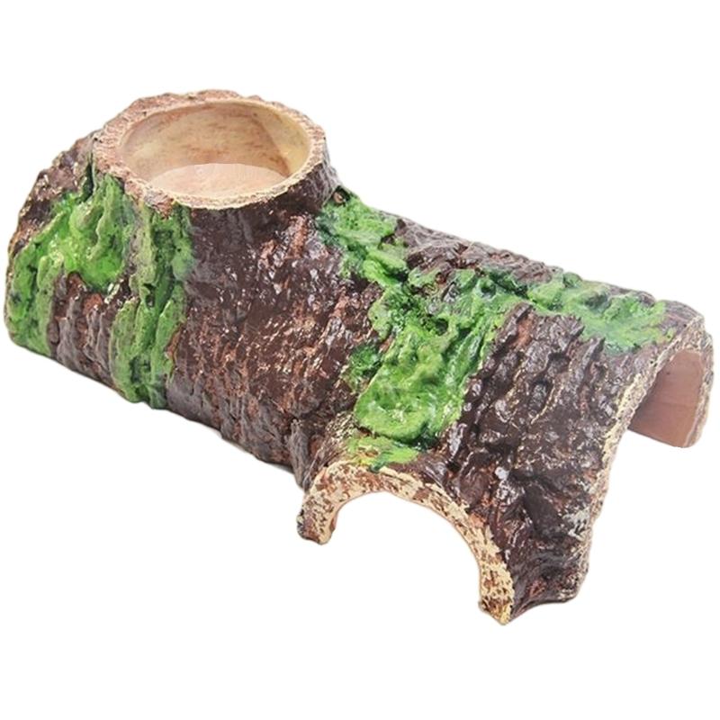 Reptiles Animal Feeding Plate Durable ABS Construction Shallow Water Dish For Turtles Lizards