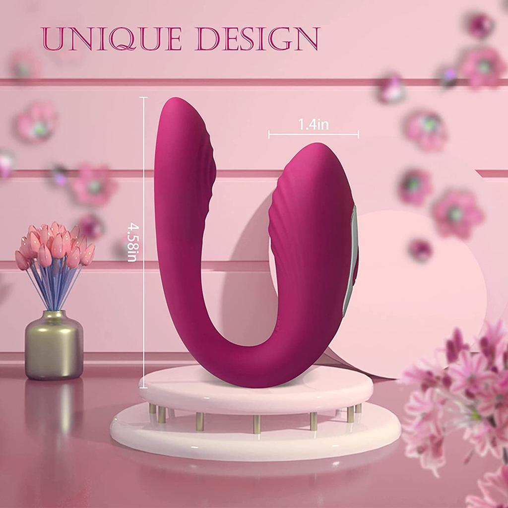 U-Form-Dildo, vibrierender G-Punkt-Vibrator, Klitoris, starke Stimulation, vaginaler Orgasmus, Anal-Vibratoren